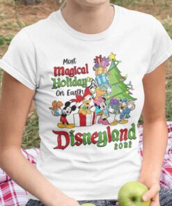 Most Magical Holiday On Earth Disneyland 2022 Christmas T-shirt