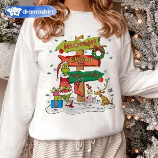 Mountain Crumpit Grinch Road Who-ville Sweatshirt