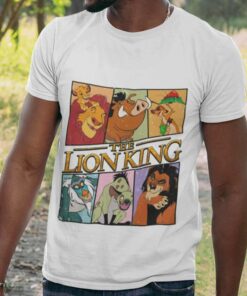 Mufasa Simba Pumbaa Timon Rafiki Shenzi Scar T-shirt The Lion King