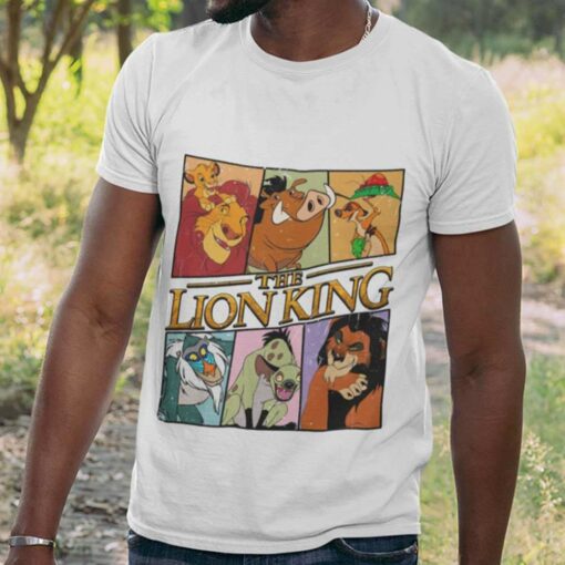 Mufasa Simba Pumbaa Timon Rafiki Shenzi Scar T-shirt The Lion King