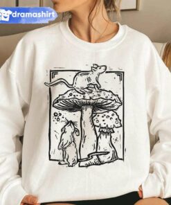 Mushroom Climbers Sweatshirt Over The Garden Wall