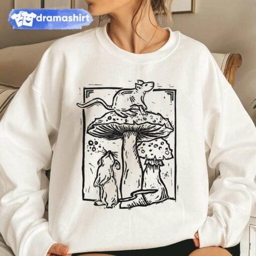 Mushroom Climbers Sweatshirt Over The Garden Wall