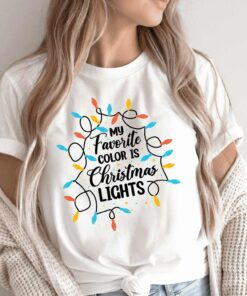 My Favorite Color Is Christmas Lights Sweatshirt