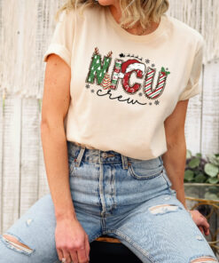 NICU Crew Neonatal ICU Nurse Christmas Sweatshirt Trendy Unique Xmas Gift