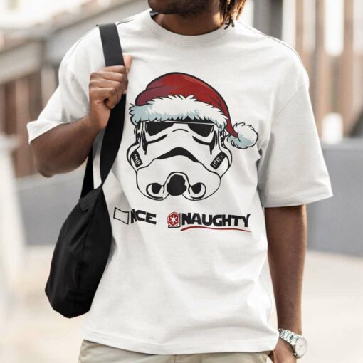 Naughty Stormtrooper Christmas T-Shirt Star Wars