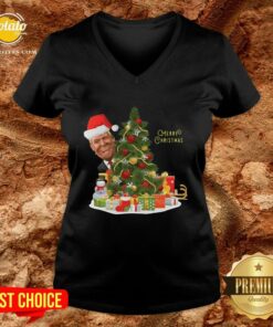Nice Donald Trump Santa Merry Christmas Tree Shirt Nice Donald Trump Santa Merry Christmas Tree Shirt