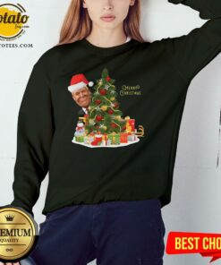 Nice Donald Trump Santa Merry Christmas Tree Shirt 3 Nice Donald Trump Santa Merry Christmas Tree Shirt 4