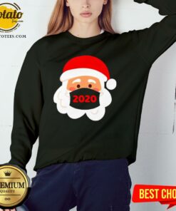 Nice Santa Claus Wearing Face Mask 2020 Christmas Shirt 4