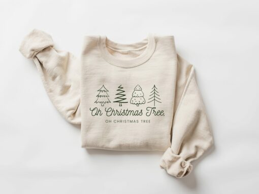 Oh Christmas Tree Pine Sweatshirt Lovely Unique Xmas Gift