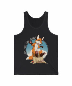 Oh For Fox Sake White Text – Tank Top
