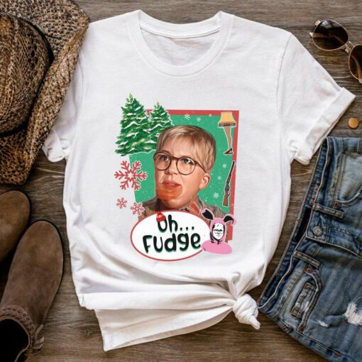 Oh Fudge White Tee A Christmas Story