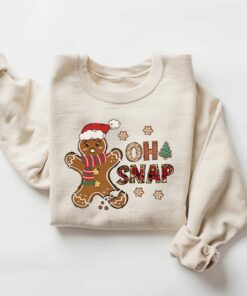 Oh Snap Gingerbread Cookies Christmas Baking Sweatshirt