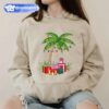 Palm Tree Tropical Coconut Lights Christmas Hoodie