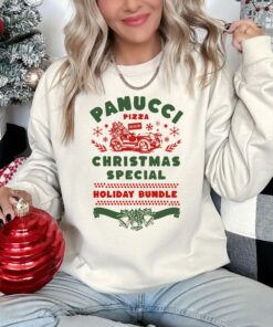 Panucci Christmas Special Holiday Bundle Funny Xmas Sweatshirt
