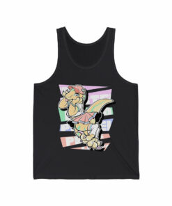 Pastel Gay Pride Echo Raptor – Tank Top