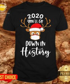 Perfect Reindeer 2020 You’ll Go Down In History Merry Christmas Shirt Perfect Reindeer 2020 You’ll Go Down In History Merry Christmas Shirt