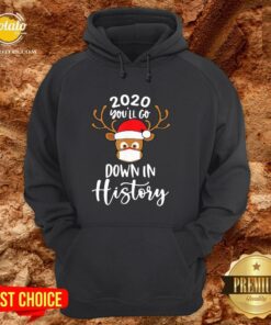 Perfect Reindeer 2020 You'll Go Down In History Merry Christmas Shirt 5