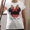 Personalize Custom Name Head Minnie Christmas T-shirt