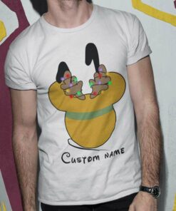 Personalize Custom Name Head Pluto Christmas T-shirt