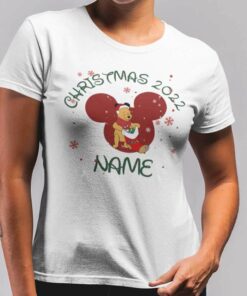 Personalize Custom Name Pooh Chistmas Winnie The Pooh