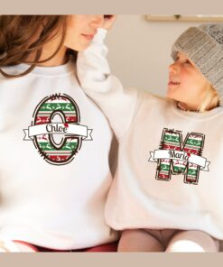 Personalized Custom Name Christmas Sweatshirt Lovely Unique Xmas Gift For Family