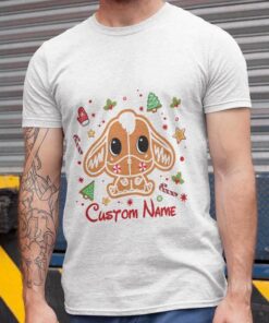 Personalized Custom Name Eeyore Ginger Candy Cane Christmas T-shirt Winnie The Pooh