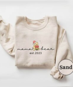 Personalized Mama Bear Winnie The Pooh Cute Disneyland Sweatshirt