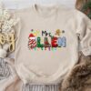 Personalized Name Christmas Bright Matching Family Sweatshirt