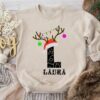 Personalized Name Christmas Monogram Letters Sweatshirt Lovely Unique Xmas Gift