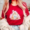 Pink Cute Gingerbread House Christmas Sweatshirt