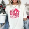 Pink Have A Holly Dolly Western Cowgirl Christmas Sweatshirt