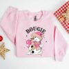 Pinky Bougie Snowman Sweatshirt Trendy Unique Xmas Gift