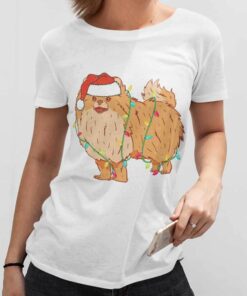 Pomeranian Christmas Light T-Shirt
