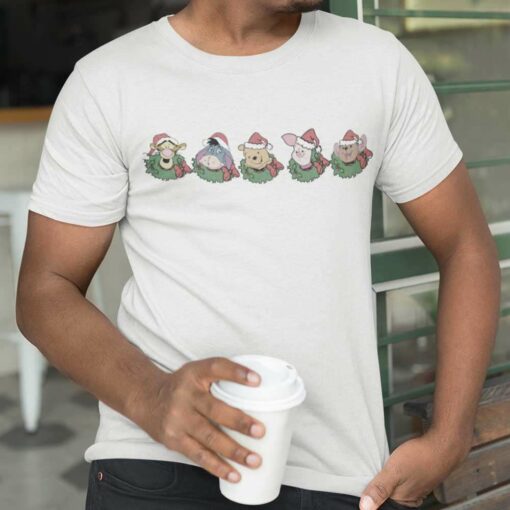 Pooh And Friends Head Christmas T-shirt Disney