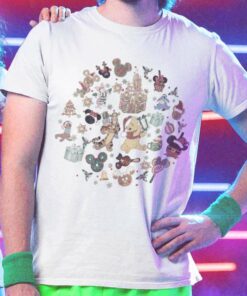 Pooh And Tigger Snack Christmas T-shirt Winnie The Pooh