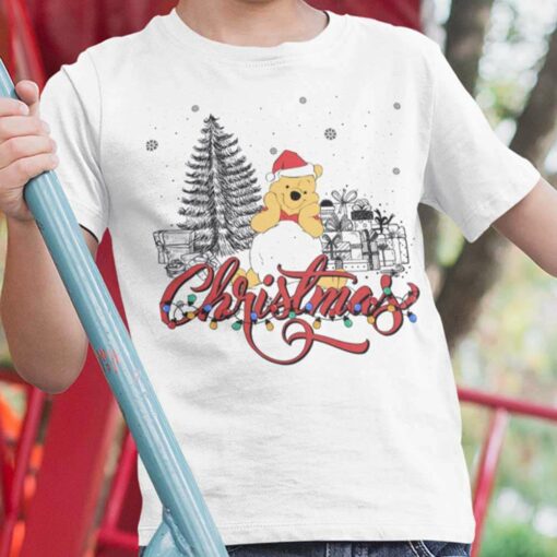 Pooh Light Christmas T-shirt Winnie The Pooh