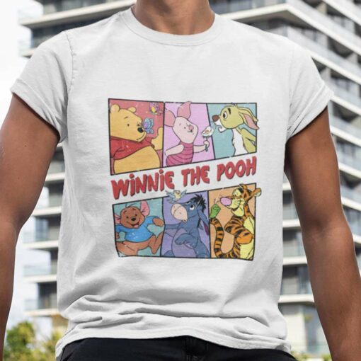 Pooh Piglet Rabbit Roo Eeyore Tigger T-shirt Winnie The Pooh