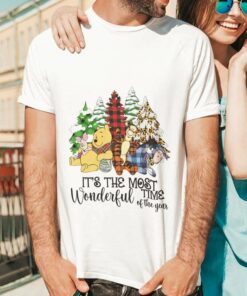 Pooh Piglet Tigger Eeyore It’s The Most Wonderful Time Of The Year Christmas T-shirt