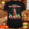 Premium Wire Fox Terrier The Most Wonderful Time Of The Year Christmas Shirt