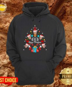 Pretty Joe Biden Christmas Tree 41th Merry Christmas Shirt 5