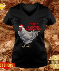 Pretty Santa Chicken Merry Cluckin’ Christmas Shirt Pretty Santa Chicken Merry Cluckin’ Christmas Shirt