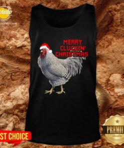 Pretty Santa Chicken Merry Cluckin' Christmas Shirt 3