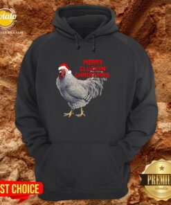Pretty Santa Chicken Merry Cluckin' Christmas Shirt 5