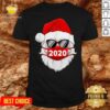 Pretty Santa With Face Mask Christmas Shirt
