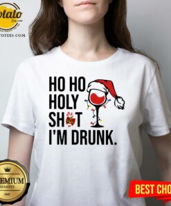 Pretty Wine Glass Ho Ho Holy Shit I’m Drunk Christmas Shirt Pretty Wine Glass Ho Ho Holy Shit I’m Drunk Christmas Shirt