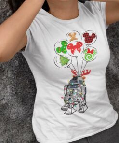 R2-D2 Balloon Up Christmas T-shirt