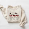 Red Wine Drink Drank Drunk Snowman Christmas Sweatshirt