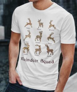Reindeer Squad Christmas Tee Shirt