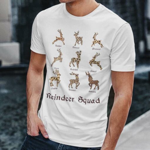 Reindeer Squad Christmas Tee Shirt