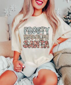 Retro Christmas Dance Like Frosty Santa Claus Sweatshirt Trendy Unique Xtmas Gift